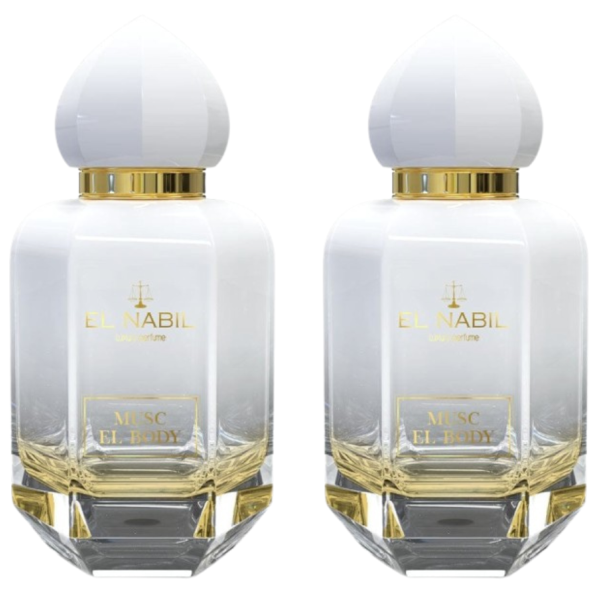 2 * 65ml el Nabil - Musc El Body - Eau de Parfum Unisex