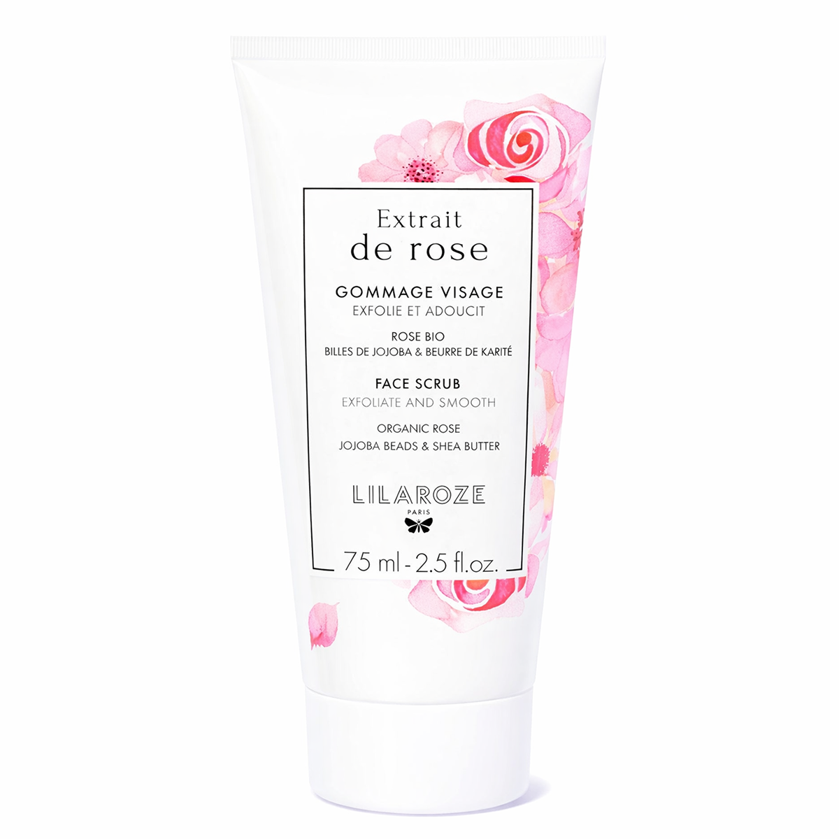 Lilaroze Paris - Exfoliating Scrub Face Extract of Rose Exfolie et Adoucit