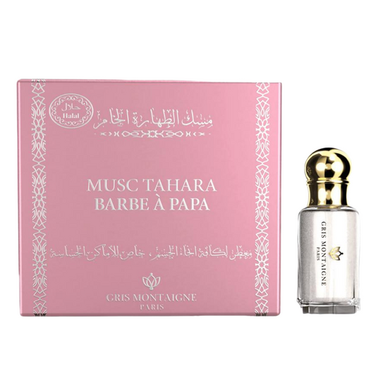 4*12ml Gris Montaigne - Musc Tahara Barbe à Papa - Parfum Concentrate