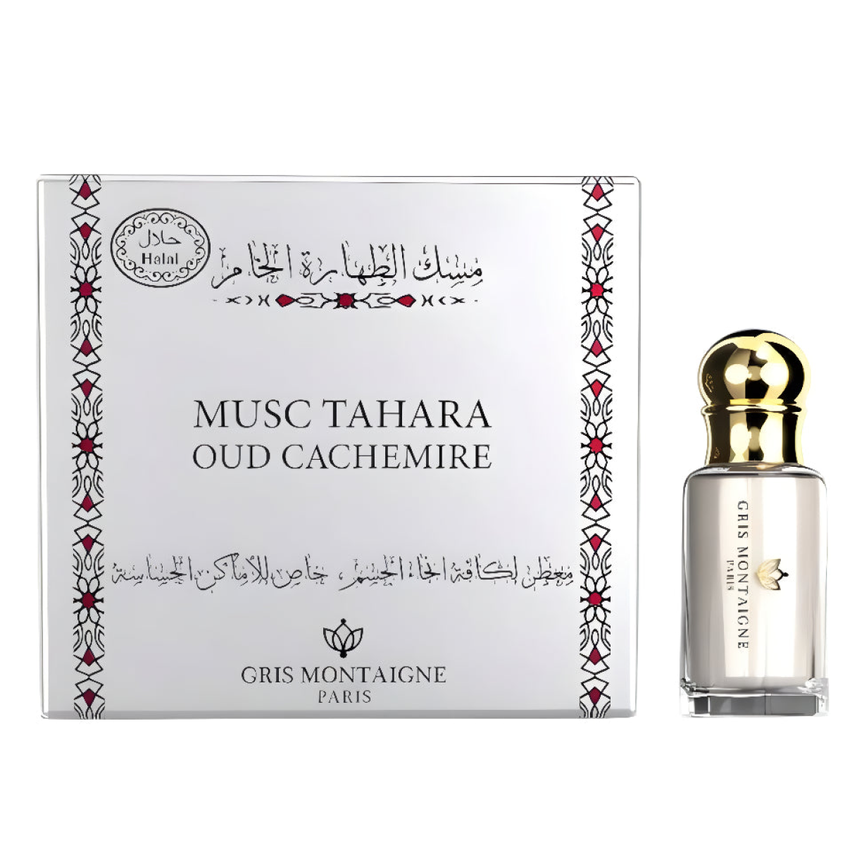 2*12ml Gris Montaigne - Musc Tahara Oud Cachemire - Parfum Concentrate