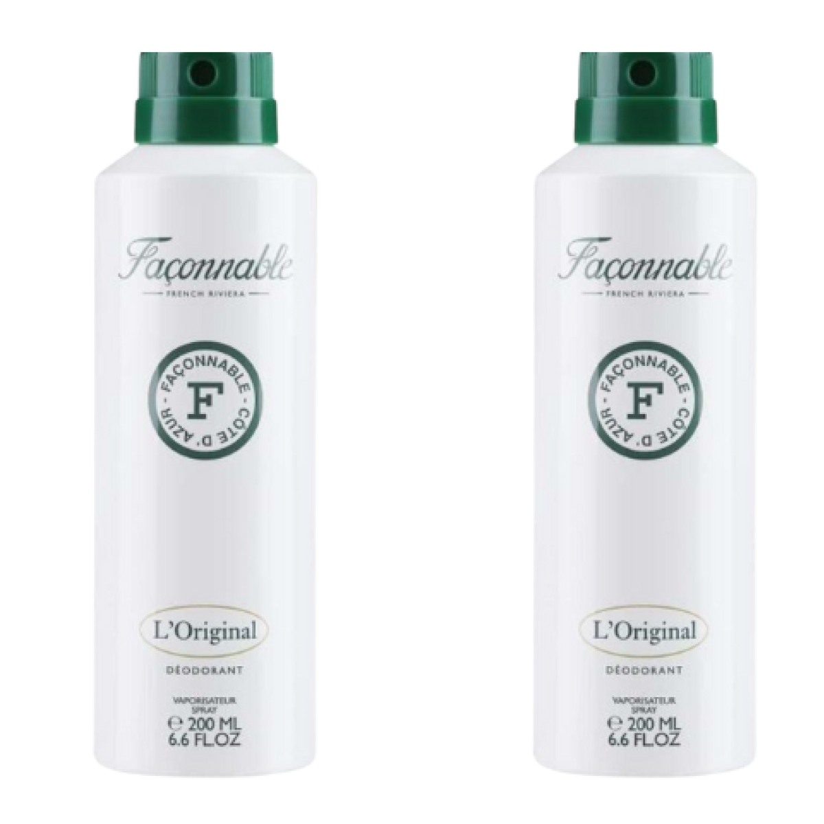 200ml Façonnable - L'original - Déodorant pour homme