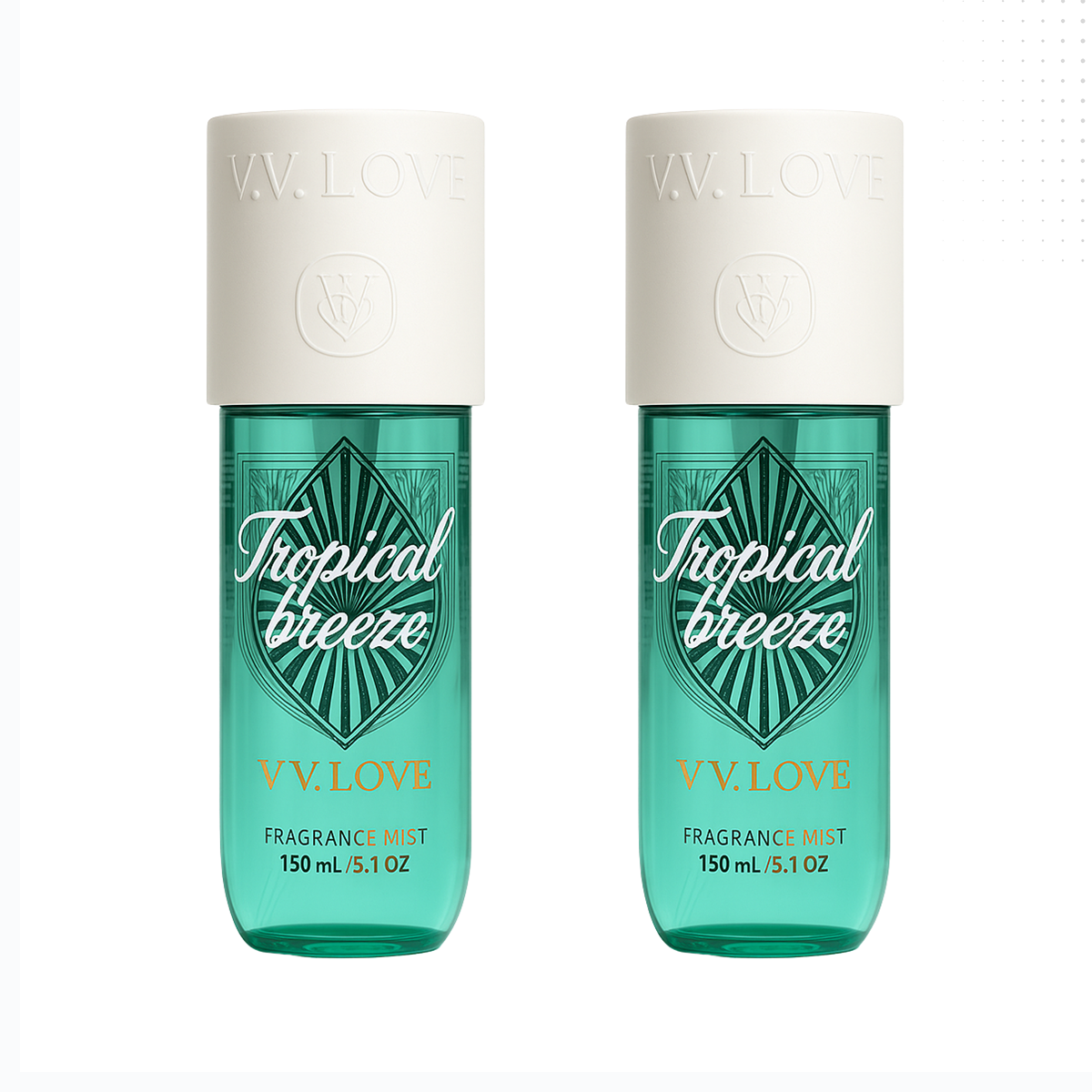 12*150ml Vv Love - Tropical Breeze - Fragrance Mist for Women