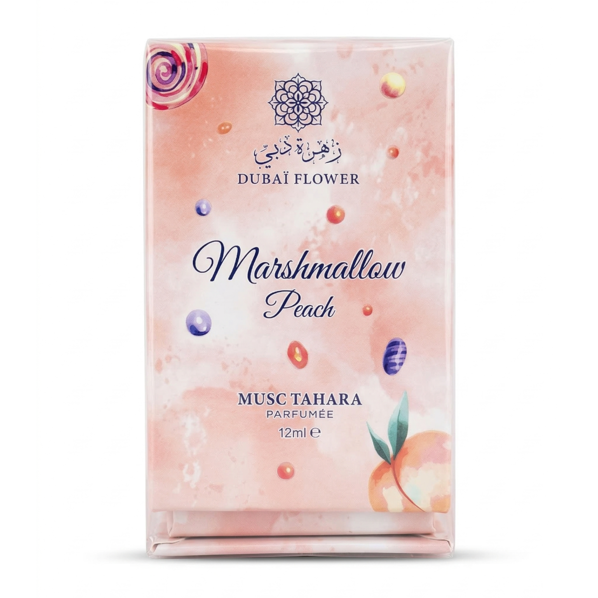 12ml Dubaï Flower - Musc Tahara Marshmallow Peach - Concentré de Parfum Mixte
