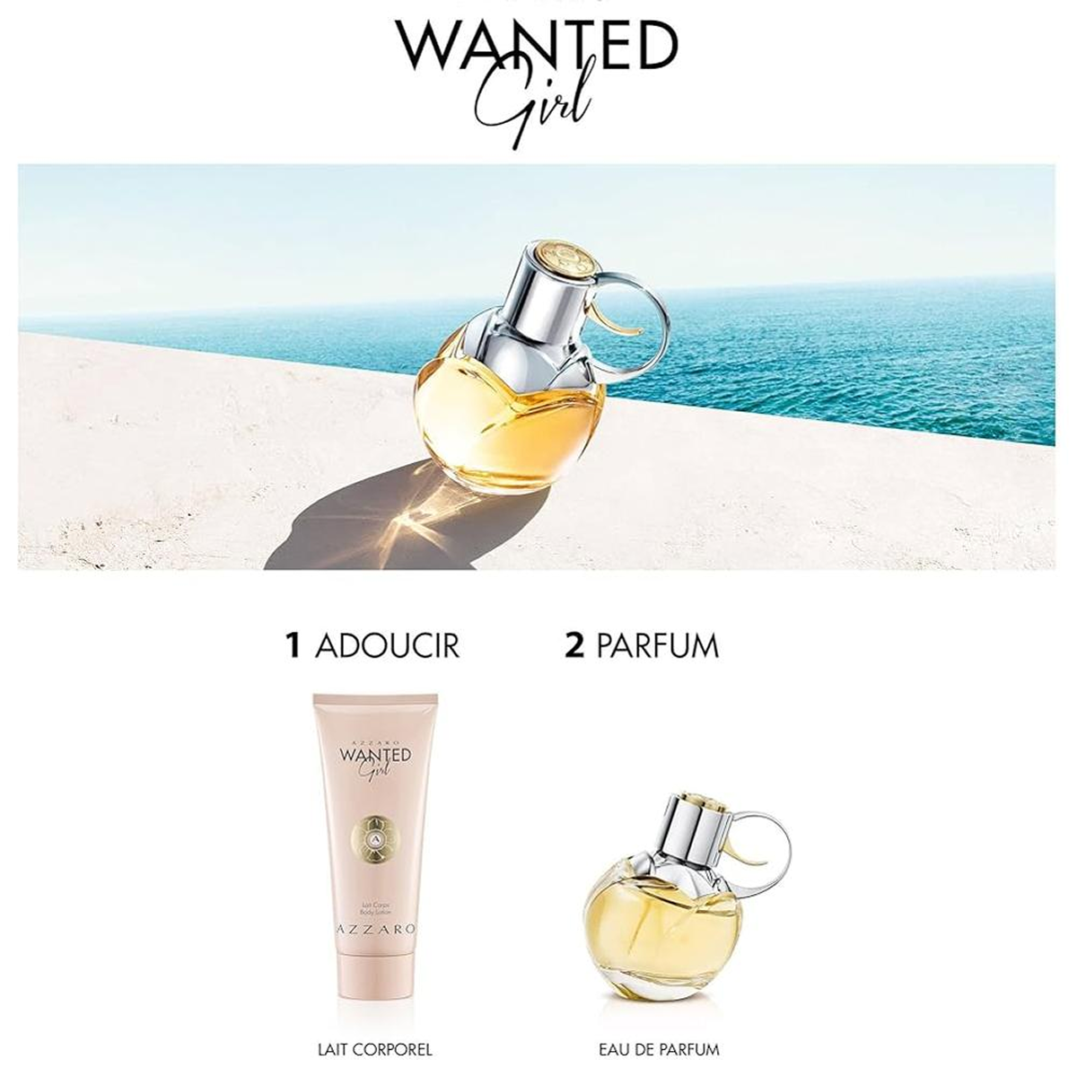 200ml Azzaro - Wanted Girl - Lait Corporel pour femme