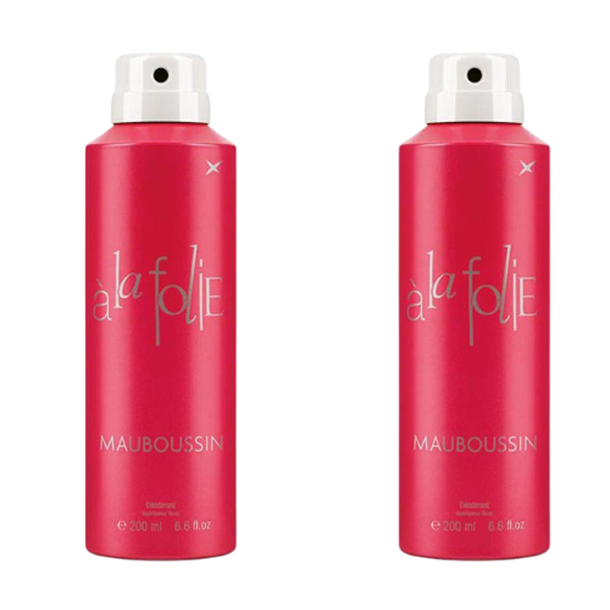 6*200ml Mauboussin - a la Folie - Deodorant for Women