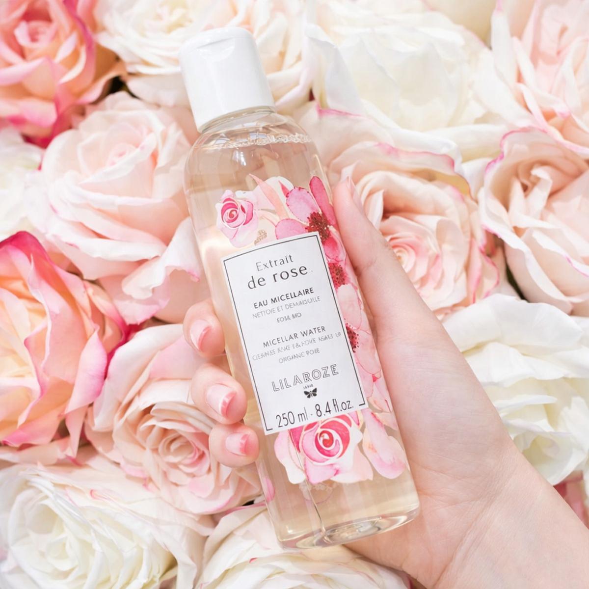 Lilaroze Paris - Micellar Water Extract of Rose Nettoie et Démaquille Bio
