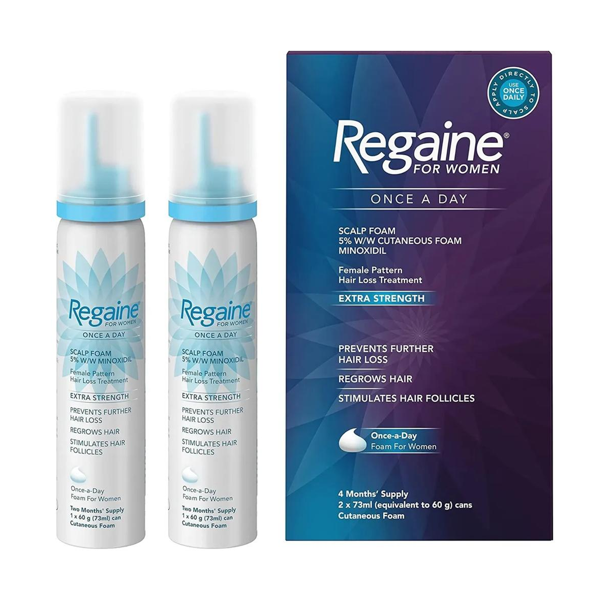 2*73ml Regaine - Traitement de Hair for Women 2*73ml 4mois D'utilisation