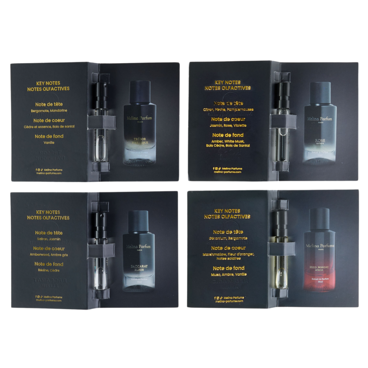 Melina Parfums - Black Magic Aisha - Perfume Extract Unisex