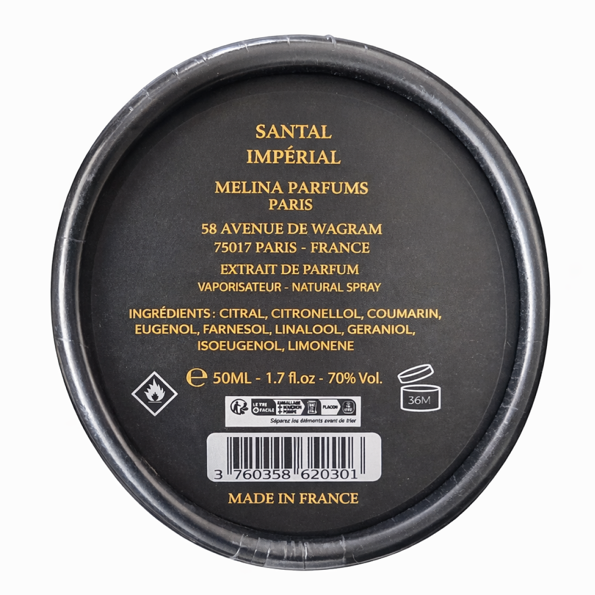 Melina Parfums - Santal Impérial - Perfume Extract Unisex