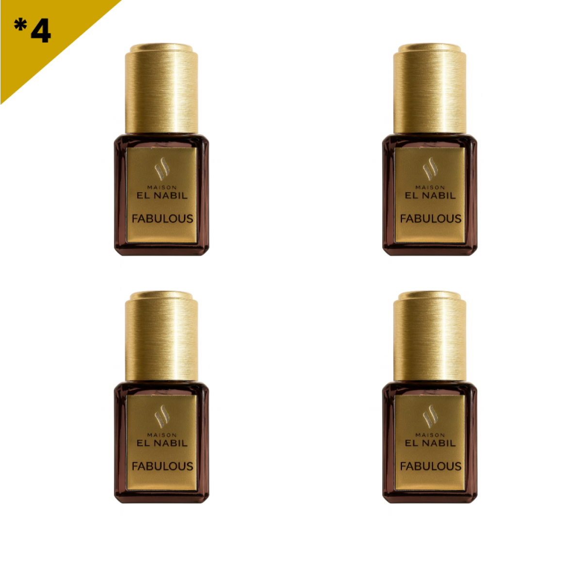 6*5ml el Nabil - Fabulous - Parfum Concentrate Sans Alcool