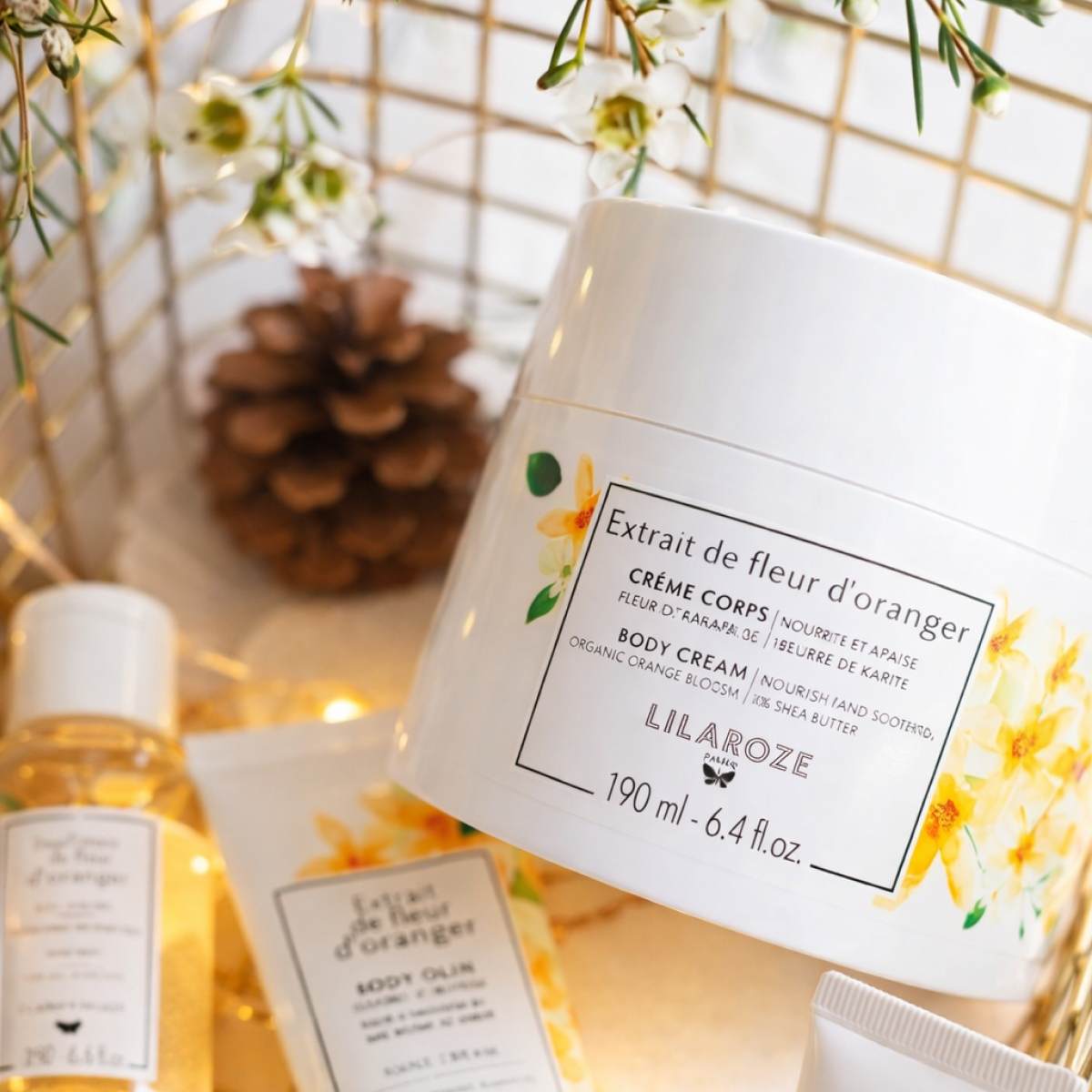 Lilaroze Paris - Cream Body Extract of Fleur D'oranger Bio
