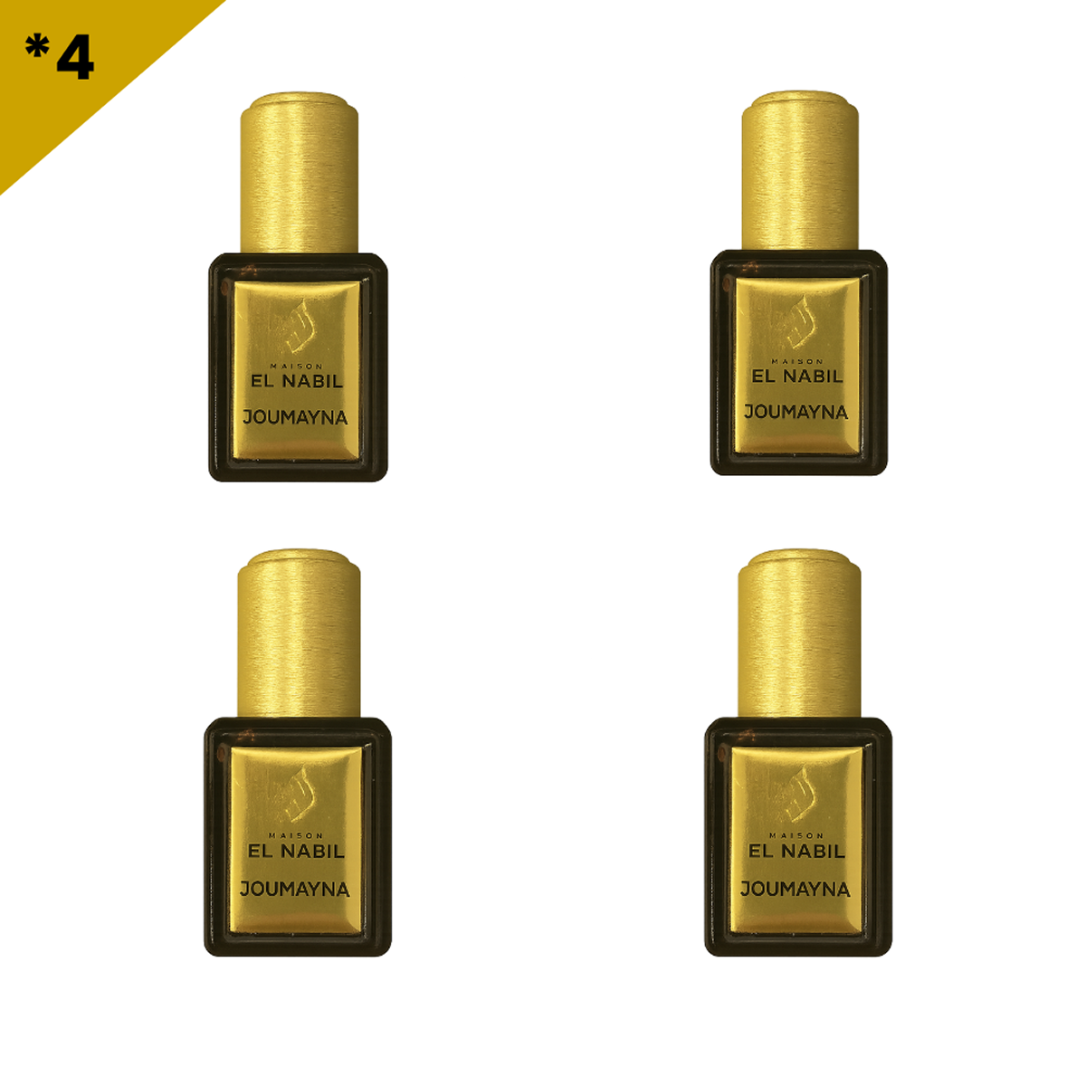 4*5ml el Nabil - Joumayna - Parfum Concentrate Sans Alcool