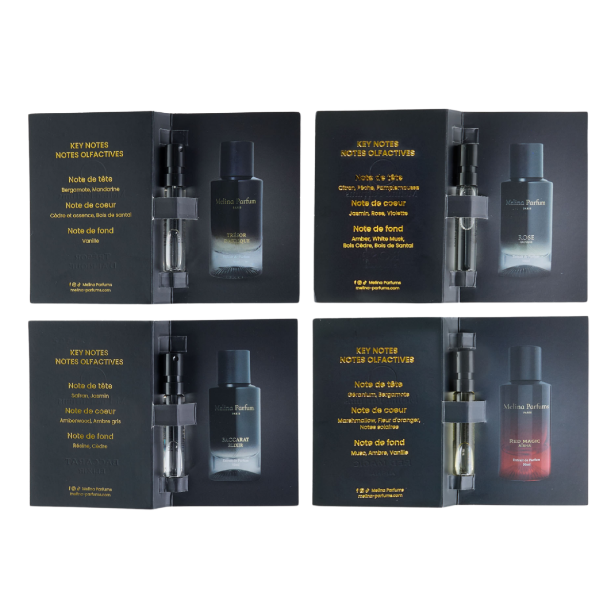 Melina Parfums - Rose Sauvage - Perfume Extract for Women