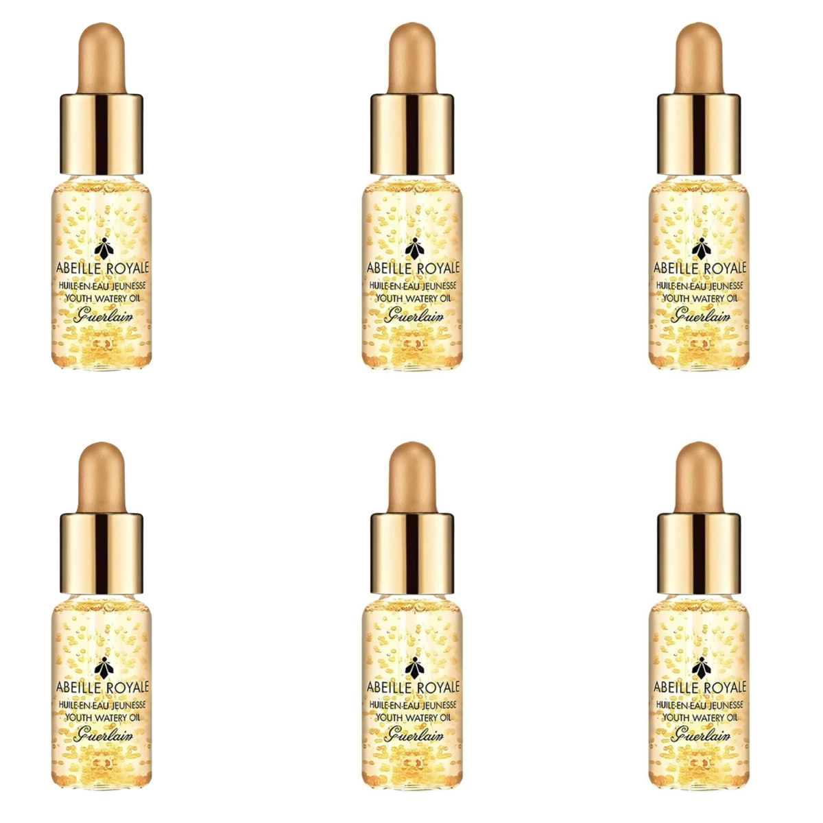 6*5ml Guerlain Paris - Abeille Royale - Oil en eau Jeunesse