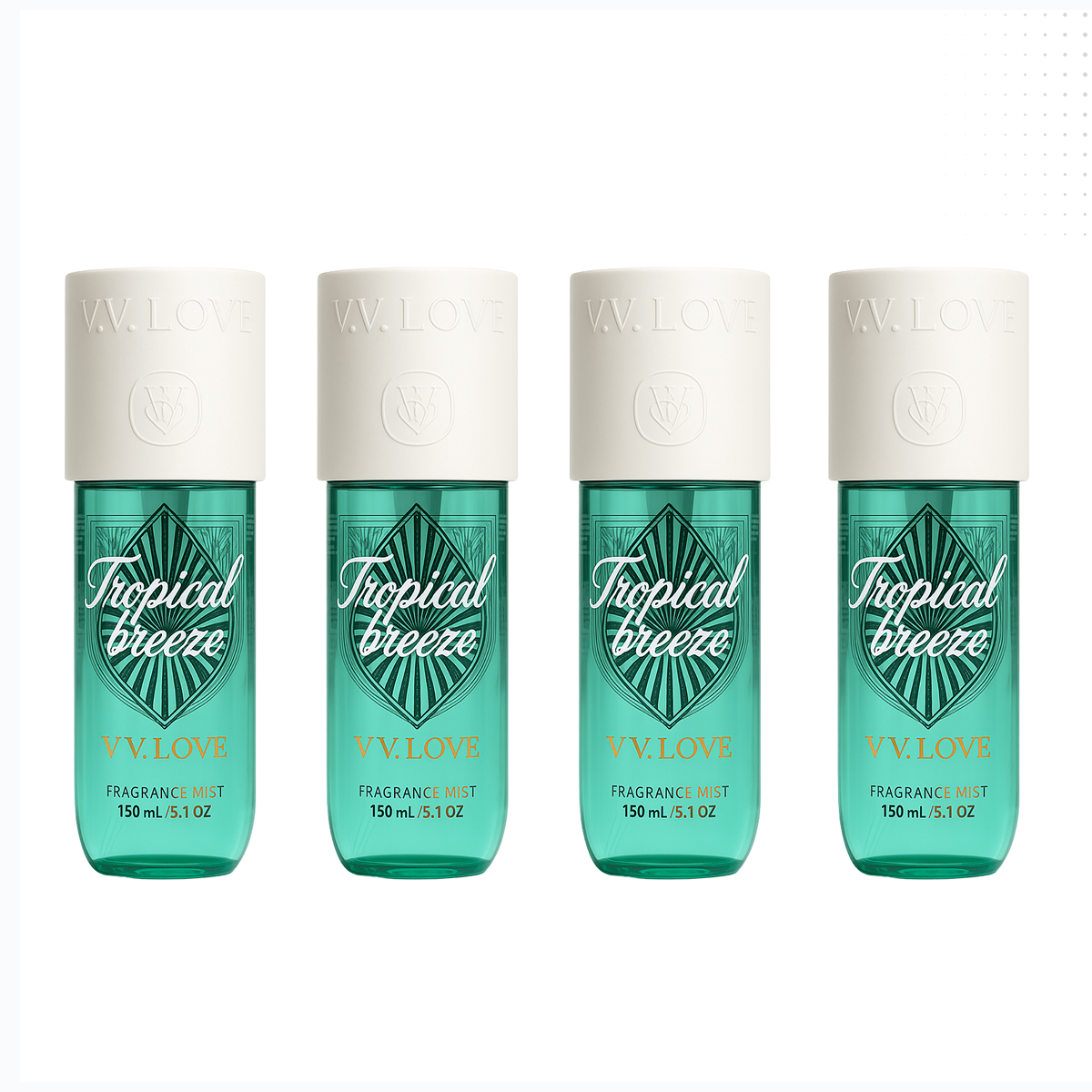 12*150ml Vv Love - Tropical Breeze - Fragrance Mist for Women