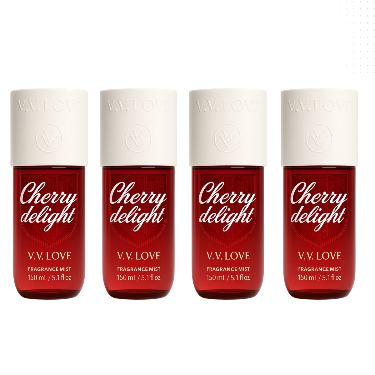 12*150ml Vv Love - Cherry Delight - Fragrance Mist for Women