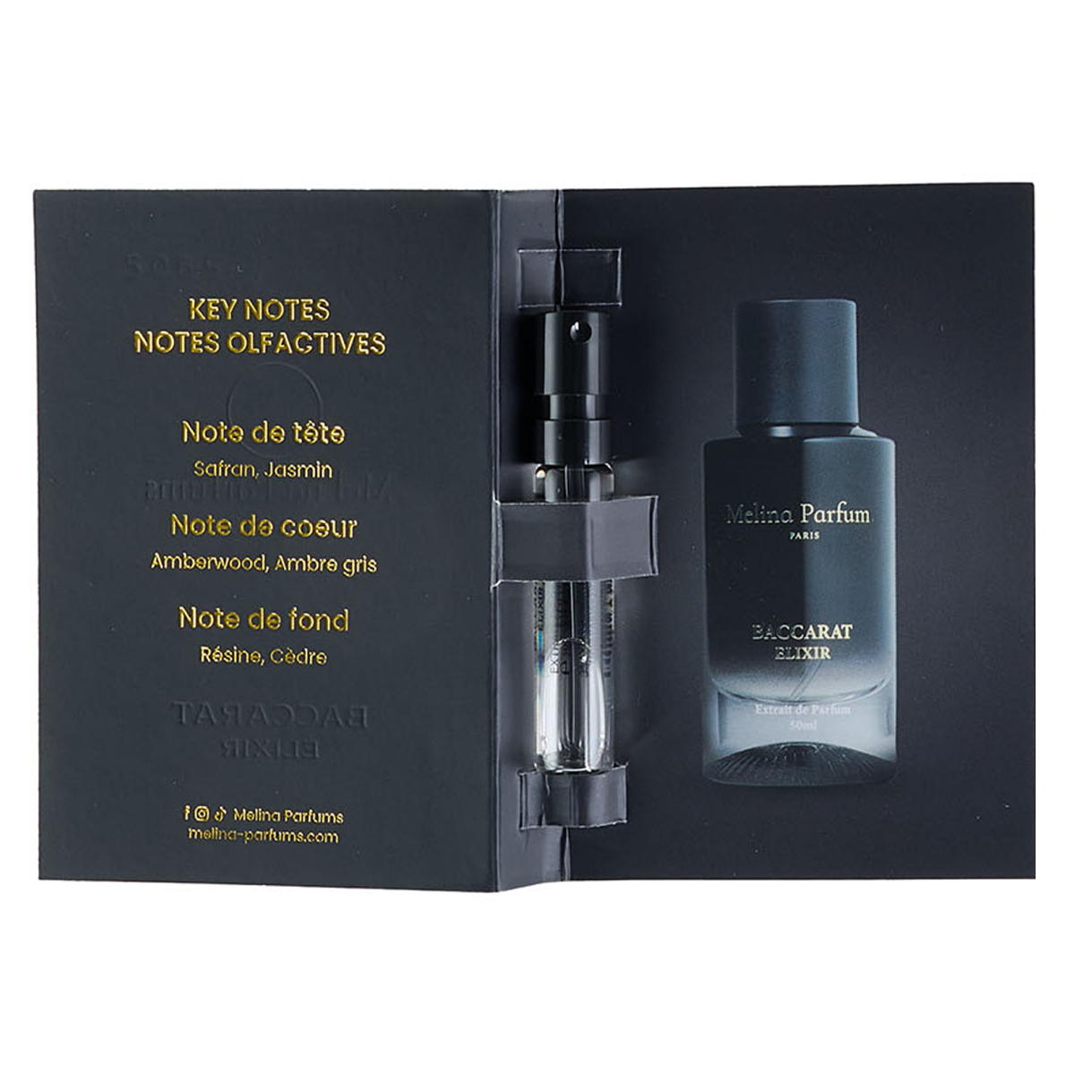 Melina Parfums - Baccarat Elixir - Perfume Extract Unisex
