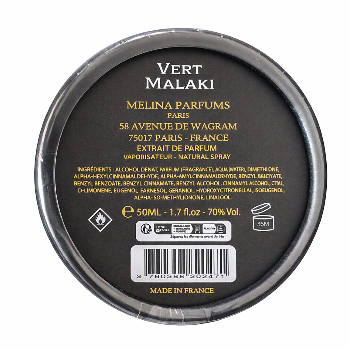 Melina Parfums - Vert Malaki - Perfume Extract Unisex