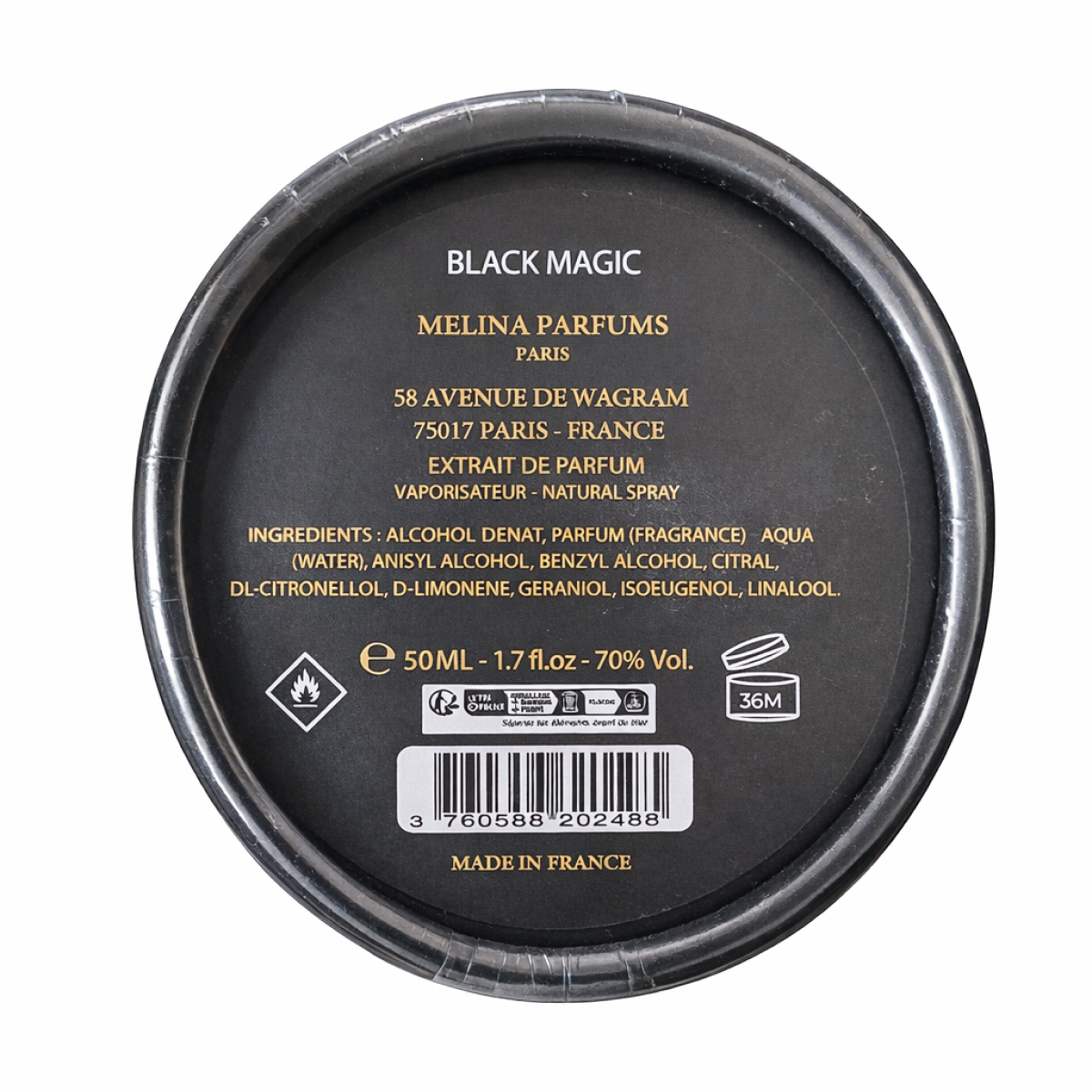 Melina Parfums - Black Magic Aisha - Perfume Extract Unisex