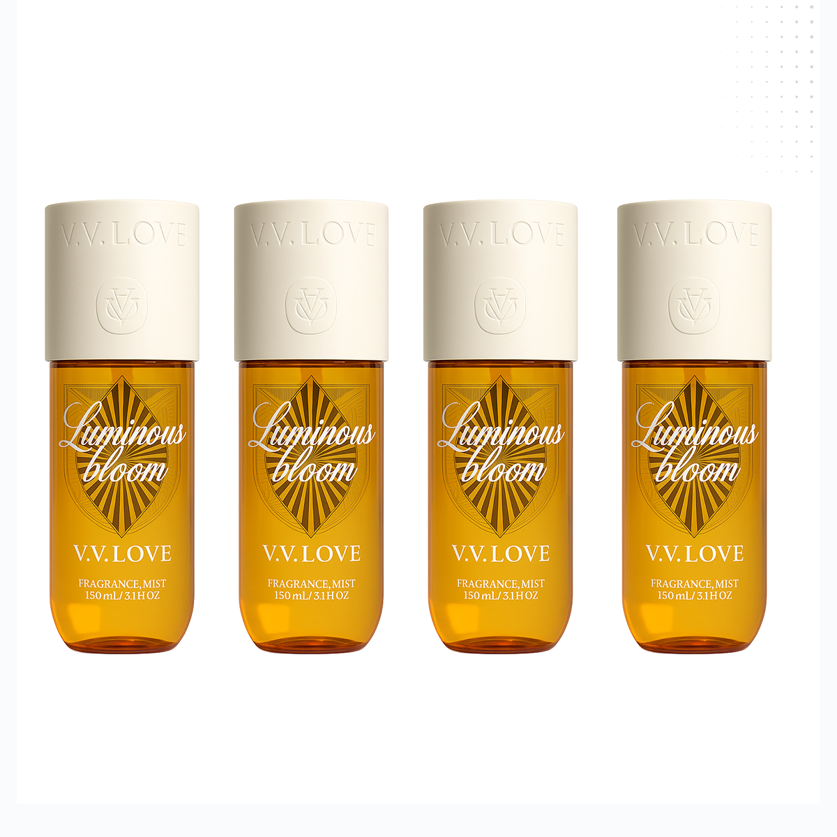 12*150ml Vv Love - Luminous Bloom - Fragrance Mist for Women