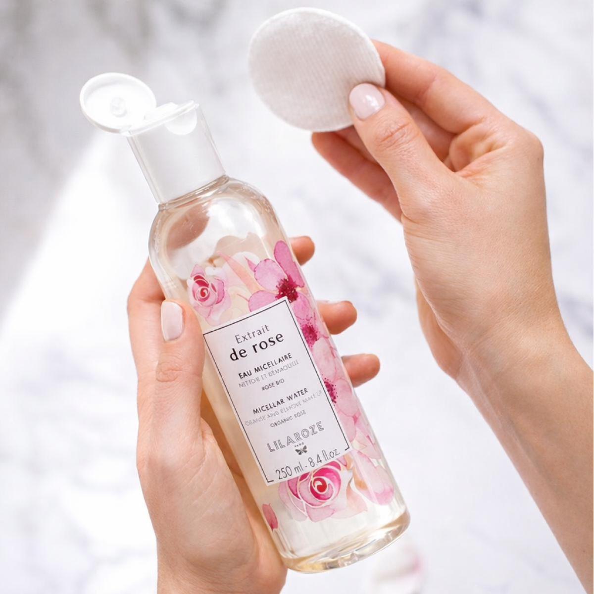 Lilaroze Paris - Micellar Water Extract of Rose Nettoie et Démaquille Bio