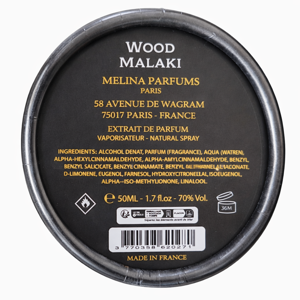 Melina Parfums - Wood Malaki - Perfume Extract Unisex