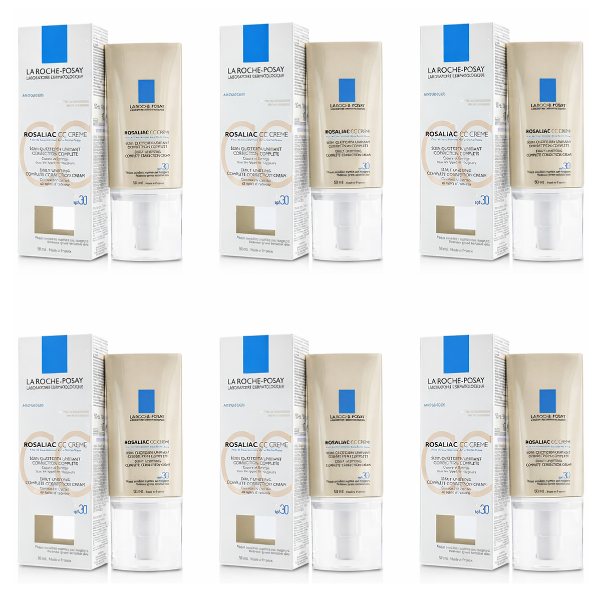 12*50ml la Roche Posay - Rosaliac CC Cream Sunscreen 30
