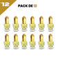 12*5ml el Nabil - Musc Gold - Parfum Concentrate Sans Alcool