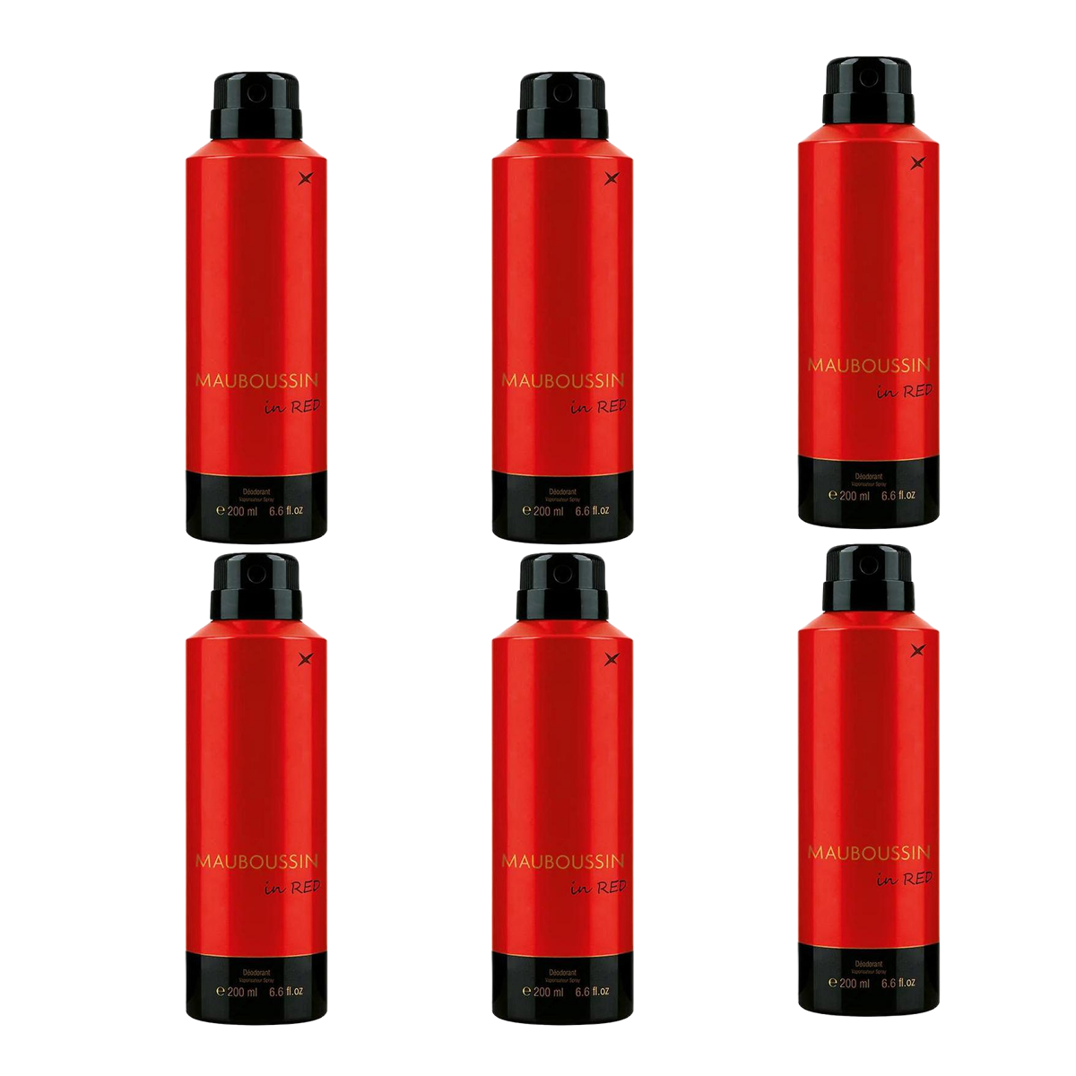 * 6 Mauboussin - In Red - Deodorant for Women