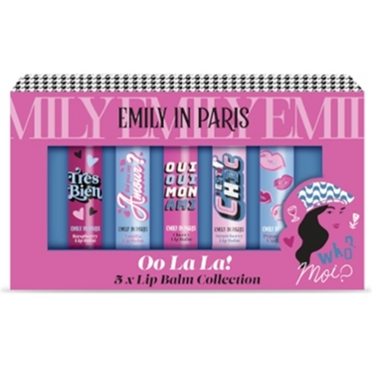 Emily in Paris - Oo La La! - 5 X Lip Balm