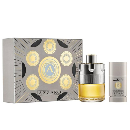 Azzaro - Gift Set Wanted Eau de Toilette 100ml + Deodorant Stick Sans Alcool 77g