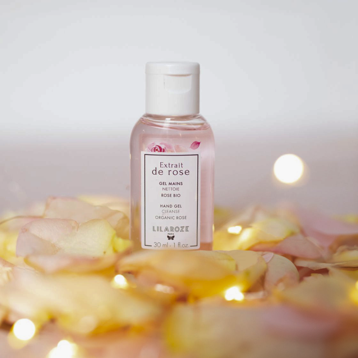24 * 30ml Lilaroze Paris - Cleansing Hand Gel Extract of Rose