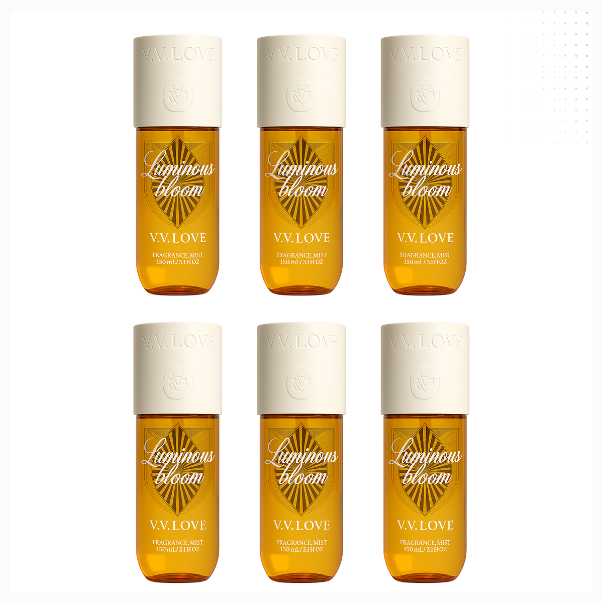 12*150ml Vv Love - Luminous Bloom - Fragrance Mist for Women