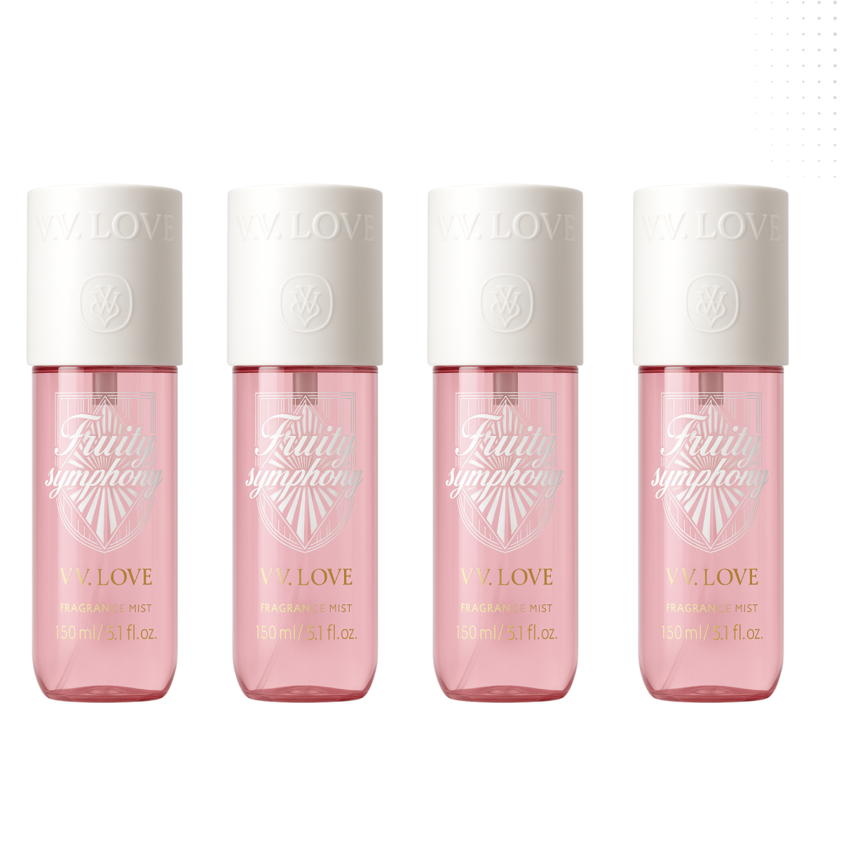 12*150ml Vv Love - Fruity Symphony - Fragrance Mist for Women