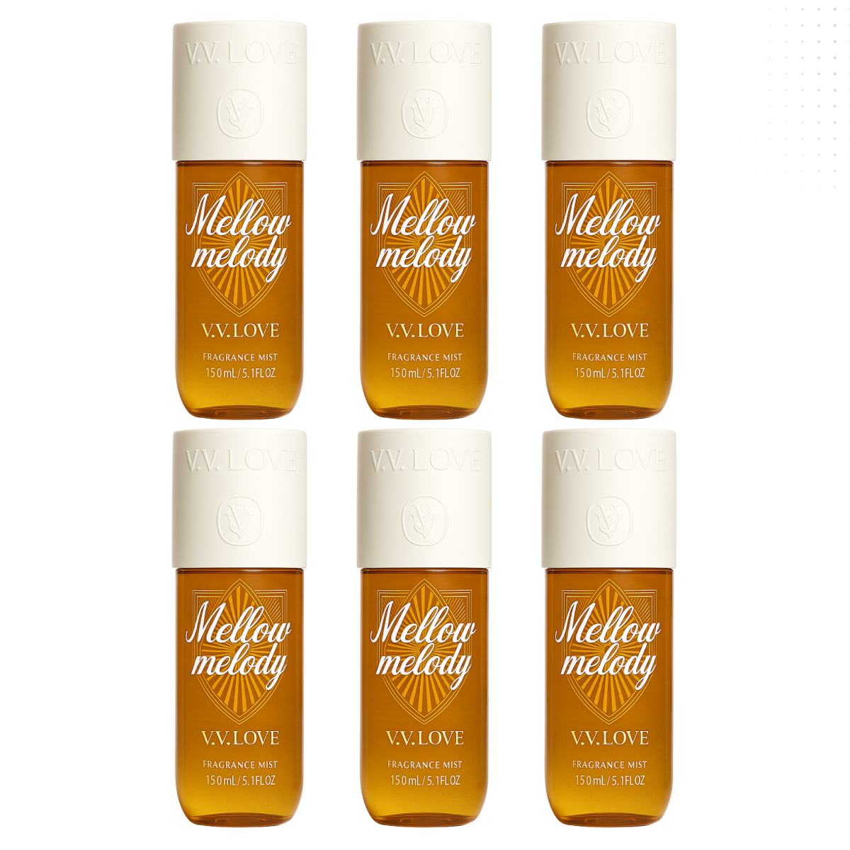 12*150ml Vv Love - Mellow Melody - Fragrance Mist for Women