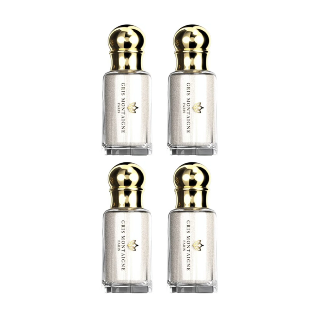4*12ml Gris Montaigne - Musc Tahara Bois Montaigne - Parfum Concentrate