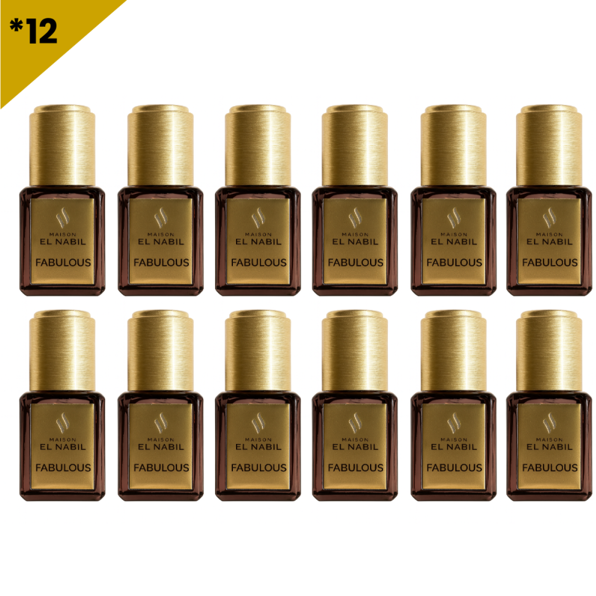 6*5ml el Nabil - Fabulous - Parfum Concentrate Sans Alcool