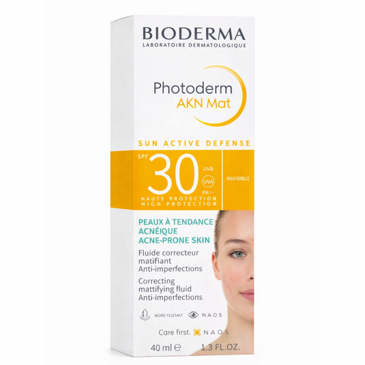 Bioderma - Photoderm AKN Mat - Sunscreen 30 Fluide Correcteur Matifiant