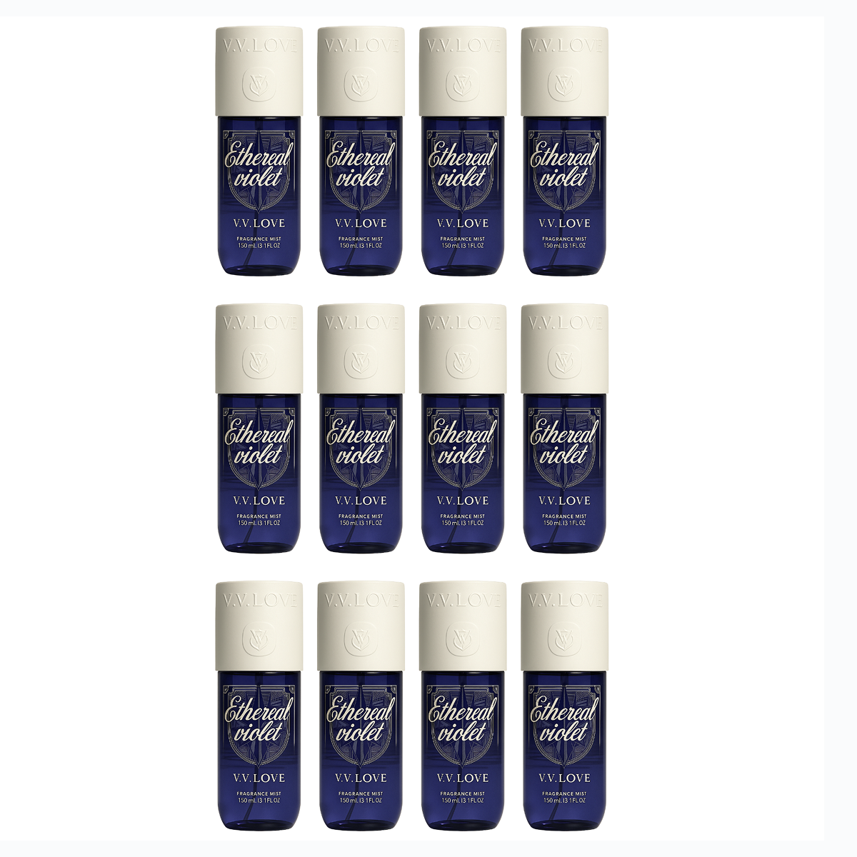 12*150ml Vv Love - Ethereal Violet - Fragrance Mist for Women