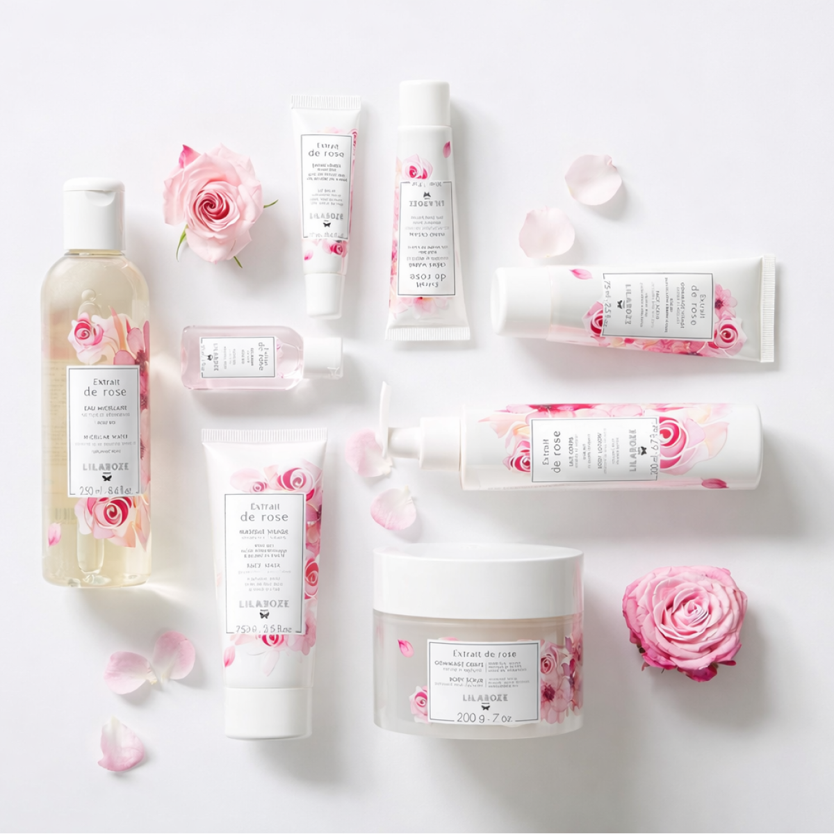 Lilaroze Paris - Micellar Water Extract of Rose Nettoie et Démaquille Bio