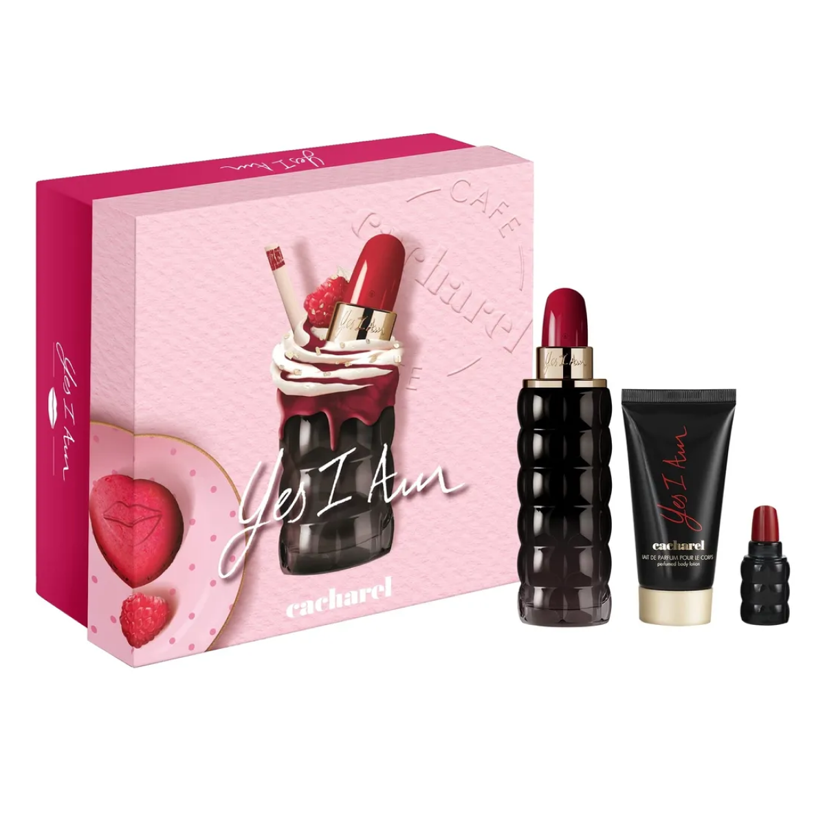 Cacharel - Yes I Am Eau - Gift Set Gift Set Eau de Parfum 75ml + Body Lotion 50ml + Eau de Parfum 5ml