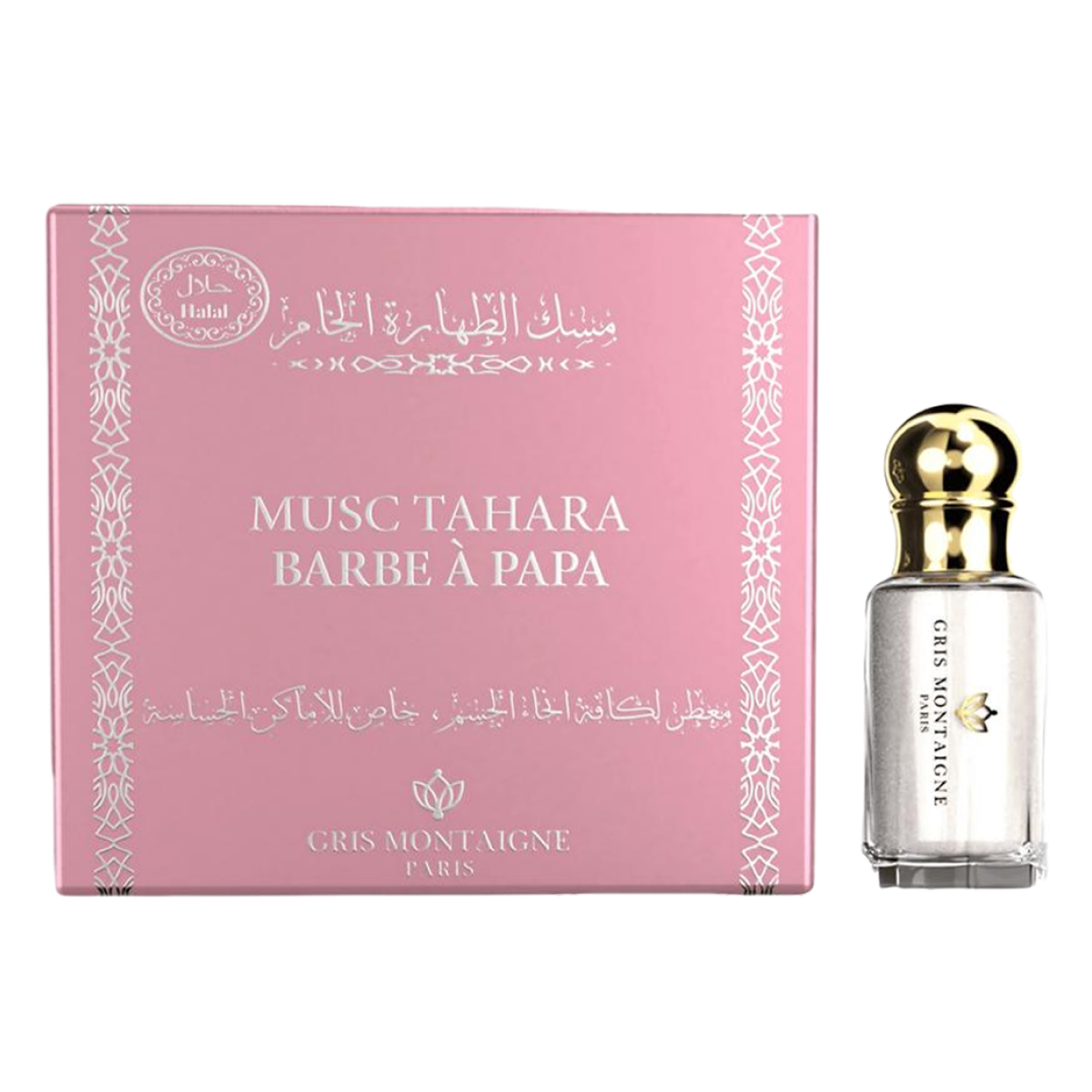 4*12ml Gris Montaigne - Musc Tahara Barbe à Papa - Parfum Concentrate