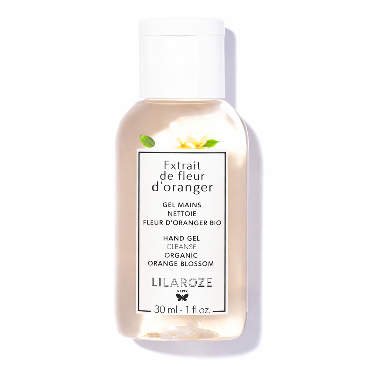24 * 30ml Lilaroze Paris - Cleansing Hand Gel Extract of Fleur D'oranger