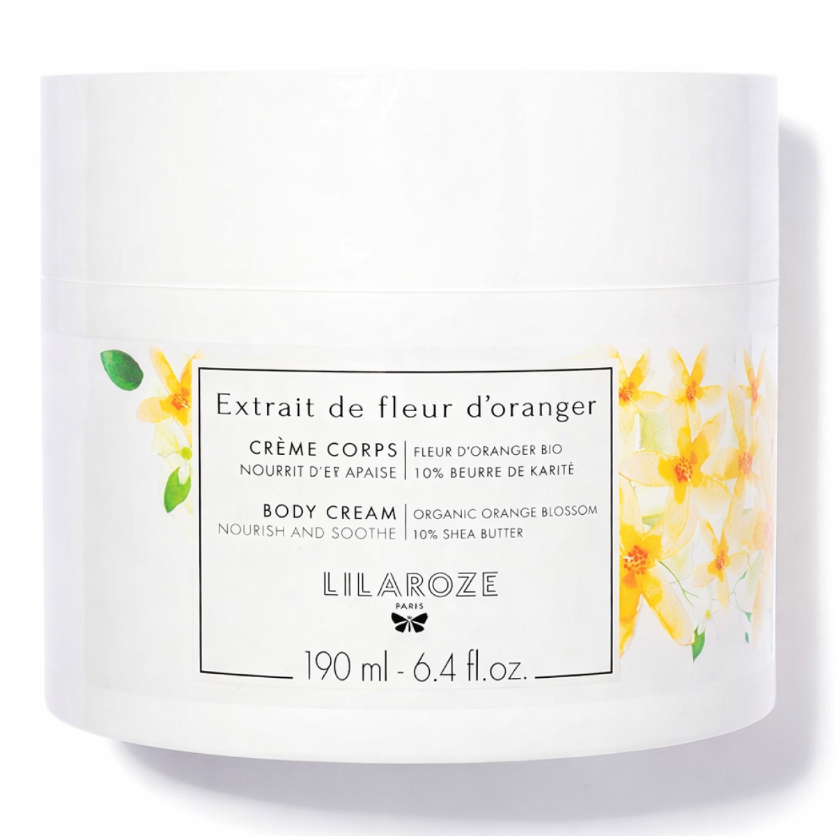 Lilaroze Paris - Cream Body Extract of Fleur D'oranger Bio
