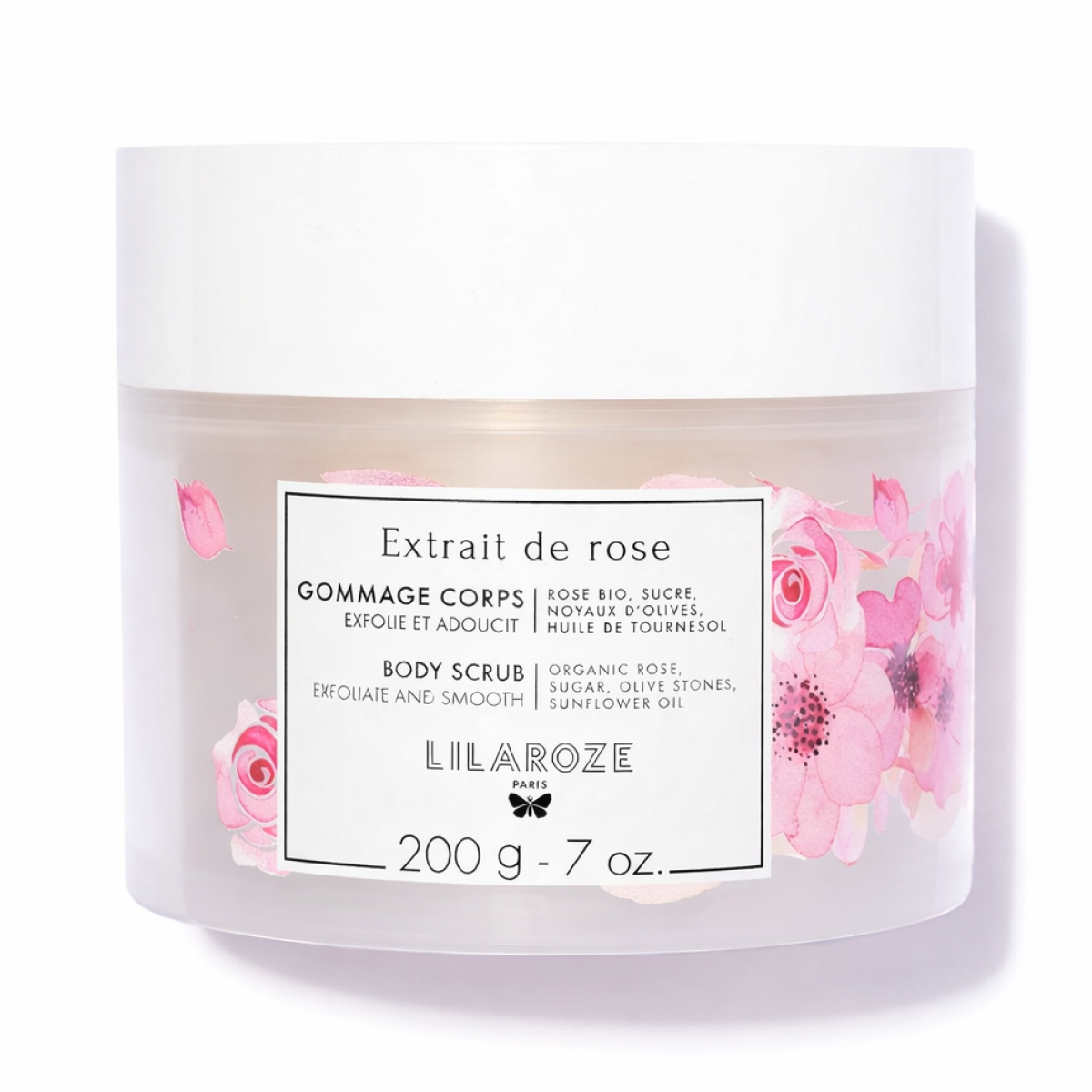 Lilaroze Paris - Exfoliating Scrub Body Extract of Rose Bio