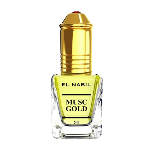 12*5ml el Nabil - Musc Gold - Parfum Concentrate Sans Alcool
