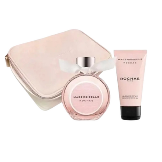 Rochas - Mademoiselle Rochas EDP 90ml + Body Lotion 100ml + Cosmetic Bag