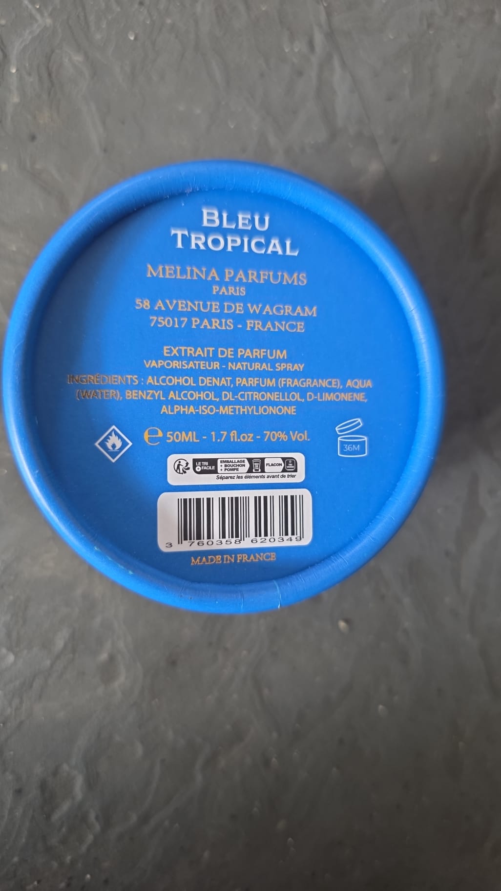 Melina Parfums - Bleu Tropical - Mixed Perfume Extract