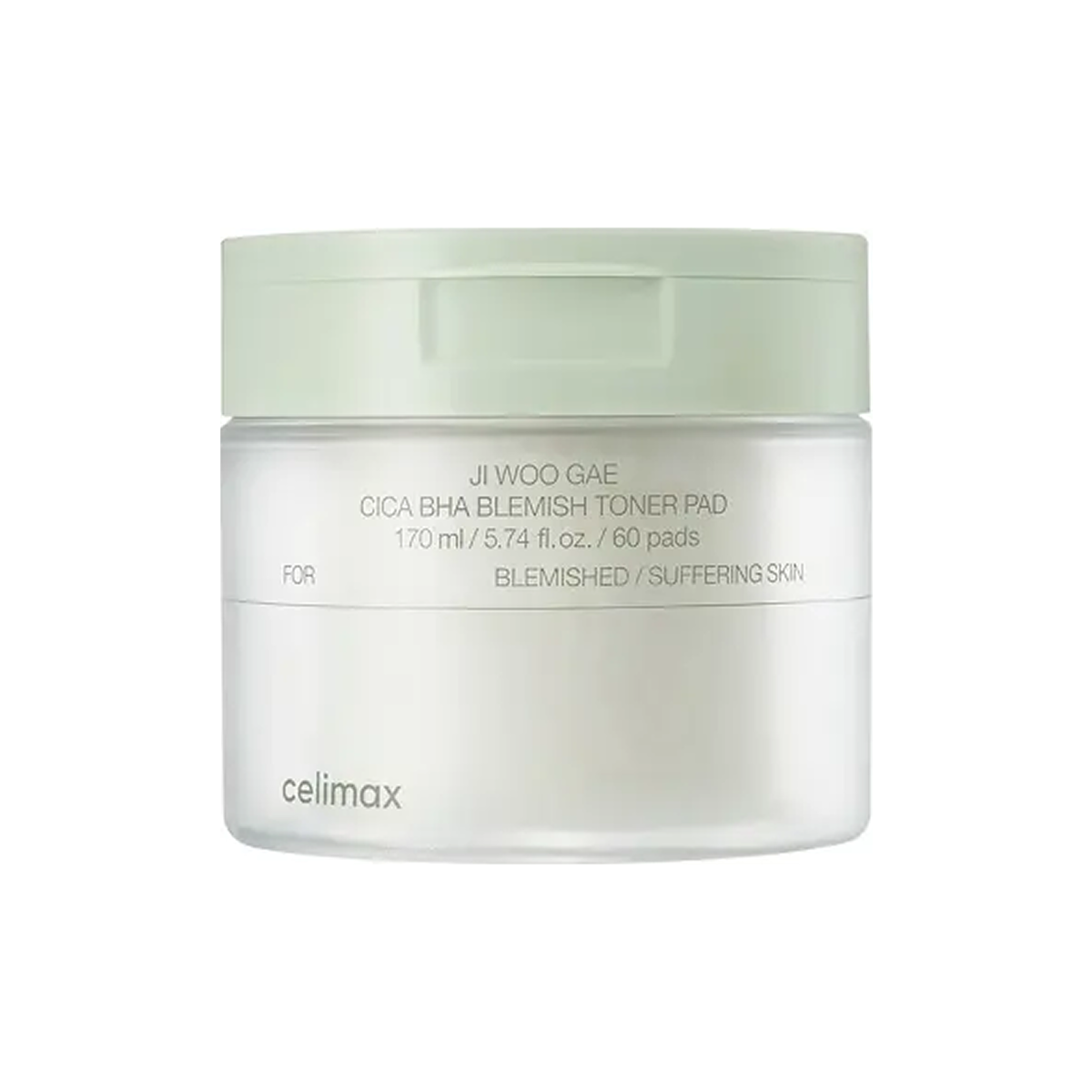 Celimax - Ji Woo Gae Cica Bha - Blemish Facial Toner Pad