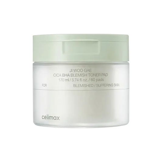 Celimax - Ji Woo Gae Cica Bha - Blemish Facial Toner Pad